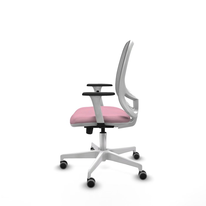 PIQUERAS Y CRESPO Silla de oficina Cilanco Rosa y Gris