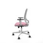 PIQUERAS Y CRESPO Silla de oficina Cilanco Rosa y Gris