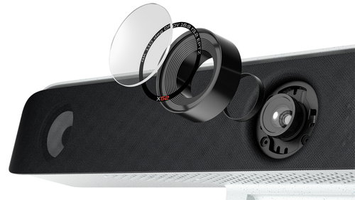 HP Poly Poly Studio X52 - Barra de Video Multifunción para Videoconferencia, 4K UHD, Zoom Digital 5x, 20 MP, Bluetooth 5.0, Wi-Fi, Android, Negro - 8D8K2AA