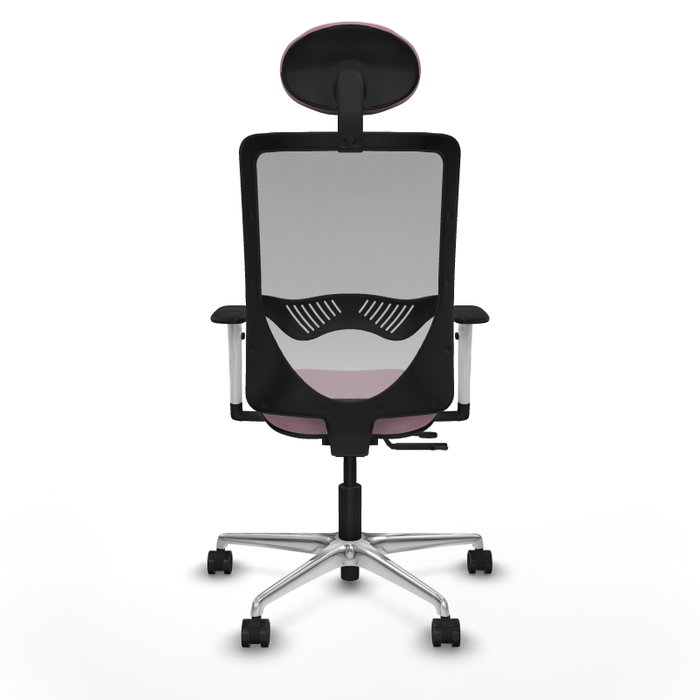 PIQUERAS Y CRESPO Silla de oficina Zulema Rosa y Gris PIQUERAS Y CRESPO Silla de oficina Zulema Rosa y Gris