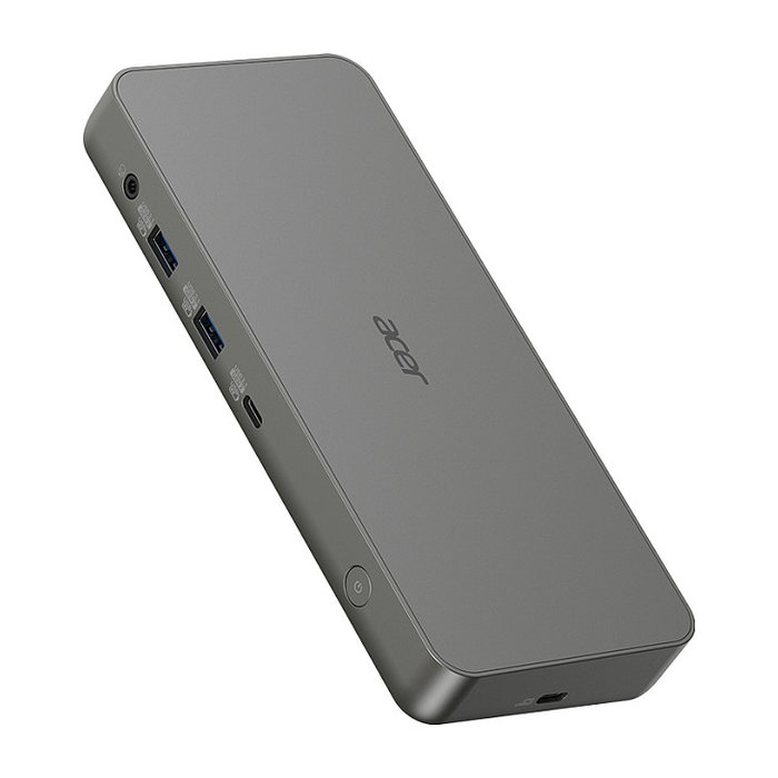 Acer D501 Docking Station USB-C - 4K Ultra HD, HDMI 2.0, DisplayPort 1.4, Ethernet LAN 1000 Mbit/s, USB 3.2, Para Chromebook
