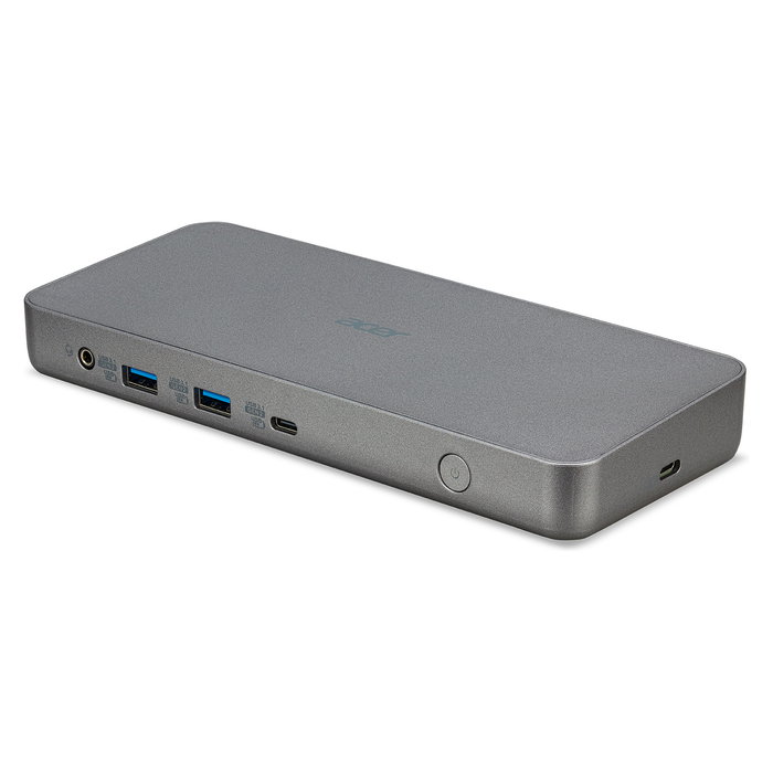 Acer D501 Docking Station USB-C - 4K Ultra HD, HDMI 2.0, DisplayPort 1.4, Ethernet LAN 1000 Mbit/s, USB 3.2, Para Chromebook