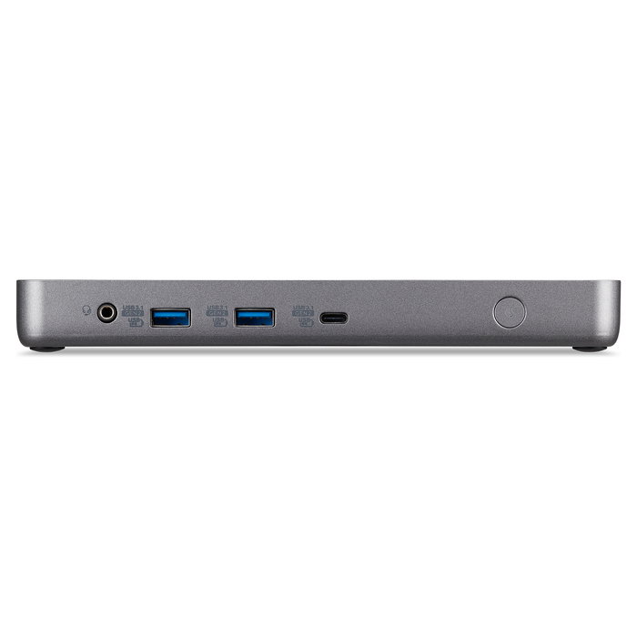 Acer D501 Docking Station USB-C - 4K Ultra HD, HDMI 2.0, DisplayPort 1.4, Ethernet LAN 1000 Mbit/s, USB 3.2, Para Chromebook