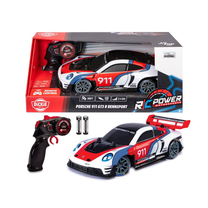 Dickie RC Porsche 911 GT3 R RTR 2,4 GHz Escala 1:16