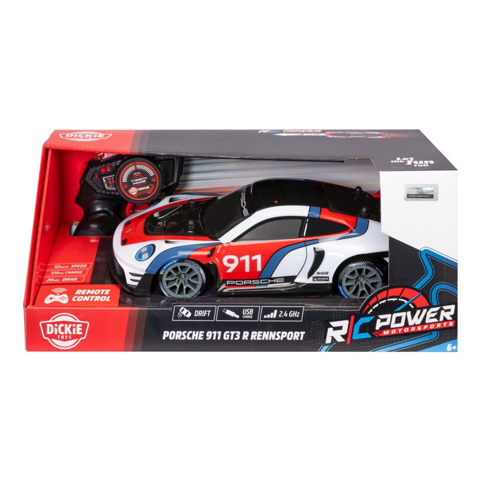 Dickie RC Porsche 911 GT3 R RTR 2,4 GHz Escala 1:16