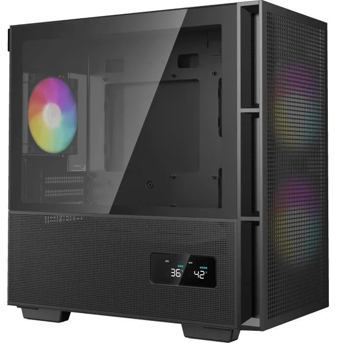 Deepcool CH360 Digital Caja Minitorre M-ATX Negra Sin Fuente de Alimentación