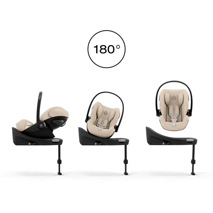 Cybex Silla de coche Base G3 i-Size 180° hasta 4 años Negro