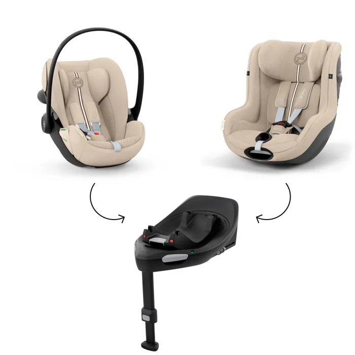 Cybex Silla de coche Base G3 i-Size 180° hasta 4 años Negro