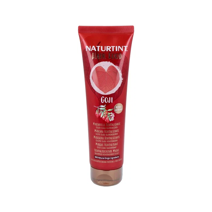 NATURTINT Mascarilla Hair Food Goji 150ml - Repara, Hidrata y Aporta Brillo al Cabello NATURTINT Mascarilla Hair Food Goji 150ml - Repara, Hidrata y Aporta Brillo al Cabello