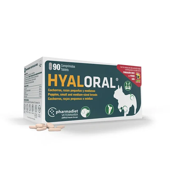 Pharmadiet Hyaloral Razas Pequeñas y Medianas 90 Comprimidos Pharmadiet Hyaloral Razas Pequeñas y Medianas 90 Comprimidos