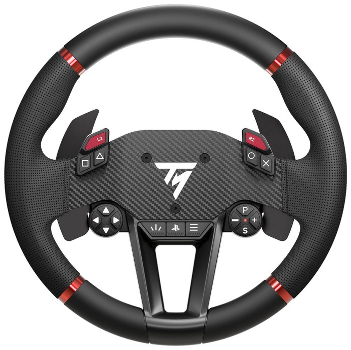 Thrustmaster T598P Volante y Pedales Negro, Rojo