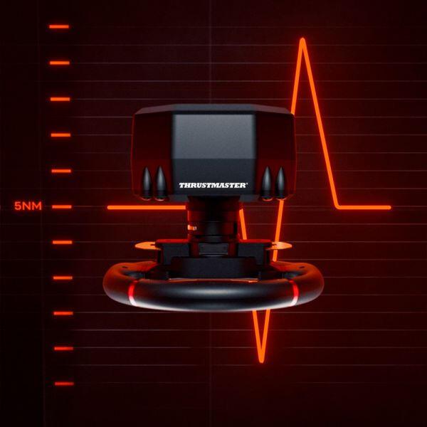 Thrustmaster T598-P Volante y Pedales Negro, Rojo