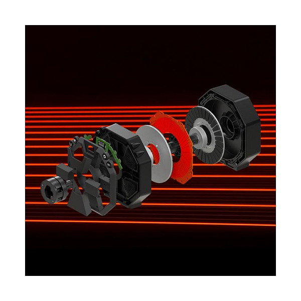 Thrustmaster T598P Volante y Pedales Negro, Rojo