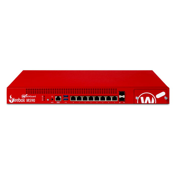 WatchGuard Firebox M590 Hardware Firewall con Soporte Estándar de 1 Año WatchGuard Firebox M590 Hardware Firewall con Soporte Estándar de 1 Año