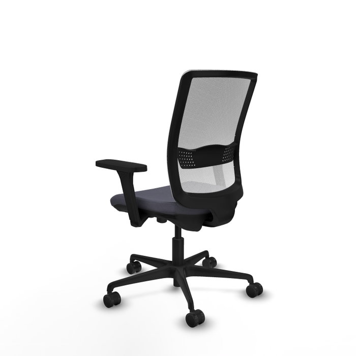 PIQUERAS Y CRESPO Silla de oficina Haches con mecanismo Sincro/Traslack, Gris oscuro y Blanco PIQUERAS Y CRESPO Silla de oficina Haches con mecanismo Sincro/Traslack, Gris oscuro y Blanco