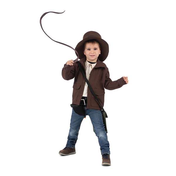 My Other Me Disfraz Arqueólogo/a Sombrero, Chaqueta, Camisa, Cinturón, Pistolera, Pistola, Látigo y Bolsa Talla 3-5 Años