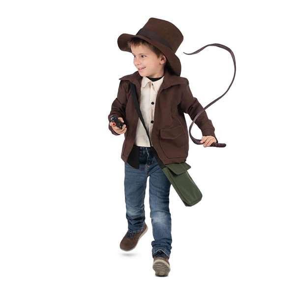 My Other Me Disfraz Arqueólogo/a Sombrero, Chaqueta, Camisa, Cinturón, Pistolera, Pistola, Látigo y Bolsa Talla 3-5 Años