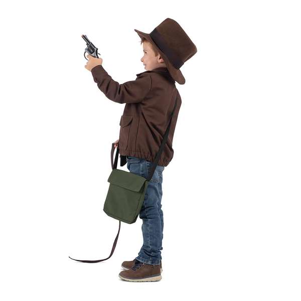 My Other Me Disfraz Arqueólogo/a Sombrero, Chaqueta, Camisa, Cinturón, Pistolera, Pistola, Látigo y Bolsa Talla 3-5 Años