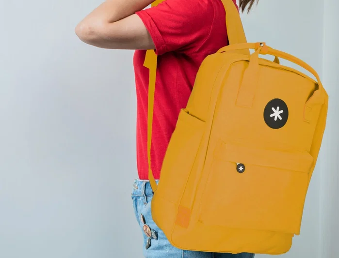 Antartik Mochila Antartik 2 asas y bolsillos exteriores Mostaza