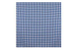 Hermia Kareli 160 Mantel Cuadros Azul 160 x 160 cm 85% Algodón 15% Poliéster