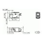 METZ CONNECT C6Amodul K 180 Buchse - Keystone Módulo con 180 Conectores RJ45