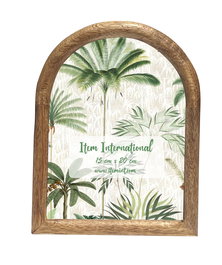 DKD Home Decor Marco Foto National 24b 15x20 Tropical Natural Mango y Cristal 22x17x2 cm