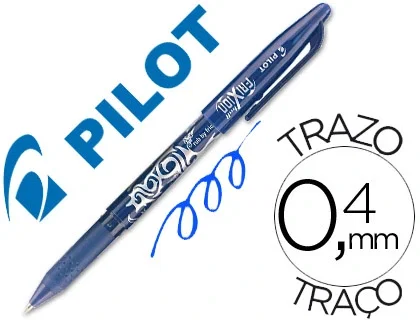 Pilot Bolígrafo Frixion Tinta Borrable Azul 0,7 mm (Set de 12)