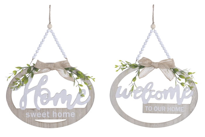 DKD Home Decor Decoración de Pared Welcome Home MDF 26x3x30 Surtido 2 DKD Home Decor Decoración de Pared Welcome Home MDF 26x3x30 Surtido 2