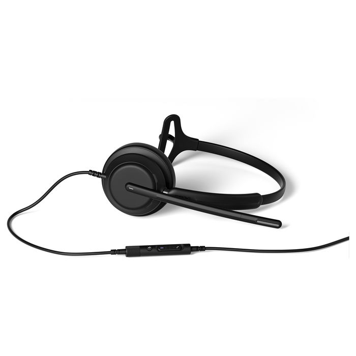 EPOS IMPACT 730T Auricular USB-C Diadema Monoaural Negro para MS Teams, Llamadas y Música, Micrófono Boom Plegable y MEMS, 1.8 m Cable