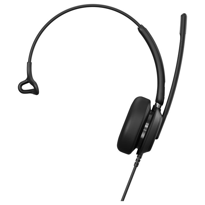 EPOS IMPACT 730T Auricular USB-C Diadema Monoaural Negro para MS Teams, Llamadas y Música, Micrófono Boom Plegable y MEMS, 1.8 m Cable