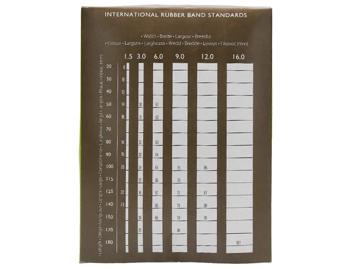 Q-connect Bandas elásticas número 12,5 1000 gr 125 x 9 mm