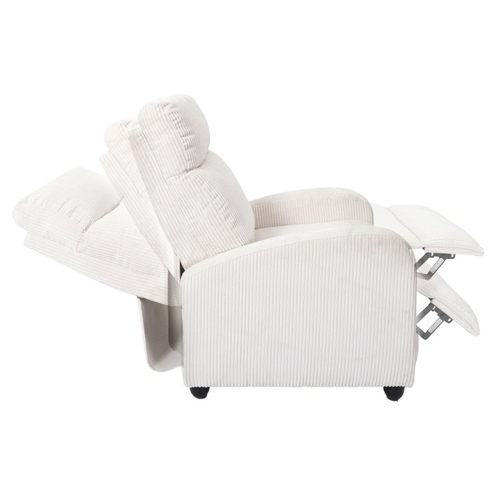 Home Deco Factory Sillón Reclinable Scott Beige Colección Cocooning