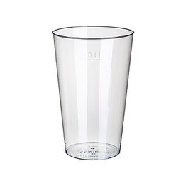STARPAK Vasos Desechables 400 ml Transparentes
