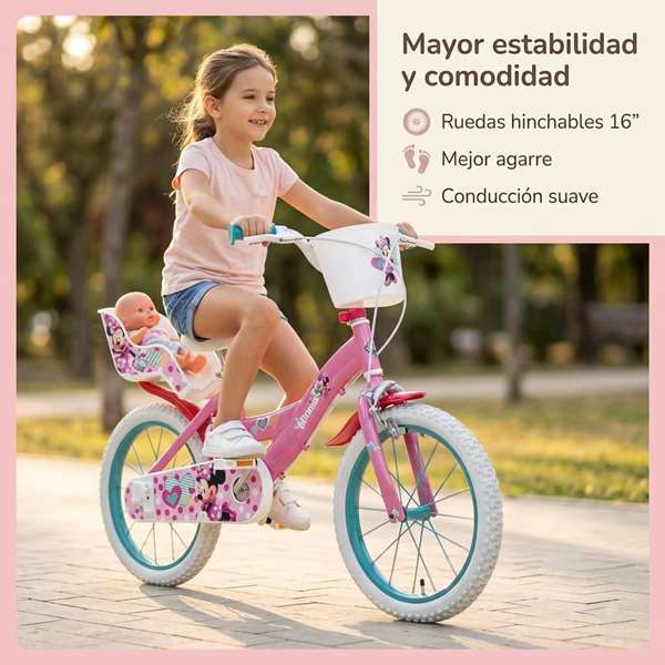 Huffy Bicicleta Minnie 16" (5/8 años)