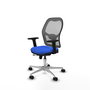 PIQUERAS Y CRESPO Silla de oficina Jorquera con mecanismo Sincro/Traslack, Azul y Gris