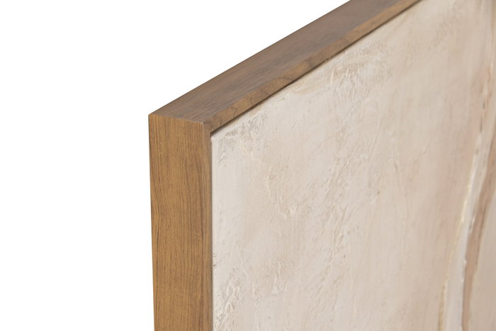 DKD Home Decor Set de 2 Cuadros Modernos en Lienzo Beige 100x150 cm