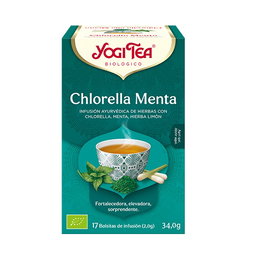 Yogi Te Chlorella Menta Bio 17 filtros - Infusión depurativa ecológica