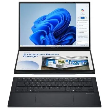 Asus Portátil Convertible ZenBook Duo UX8406CA-QL336W 14" OLED Táctil, Intel Core Ultra 7-255H, 32GB RAM, 1TB SSD, Windows 11 Home, Gris Asus Portátil Convertible ZenBook Duo UX8406CA-QL336W 14" OLED Táctil, Intel Core Ultra 7-255H, 32GB RAM, 1TB SSD, Windows 11 Home, Gris