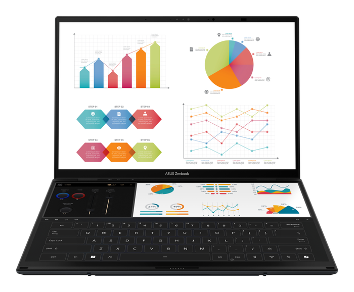 Asus Zenbook Duo UX8406CA-QL336W, 14 pulgadas, 32GB RAM, 1TB SSD, Intel Core Ultra 7