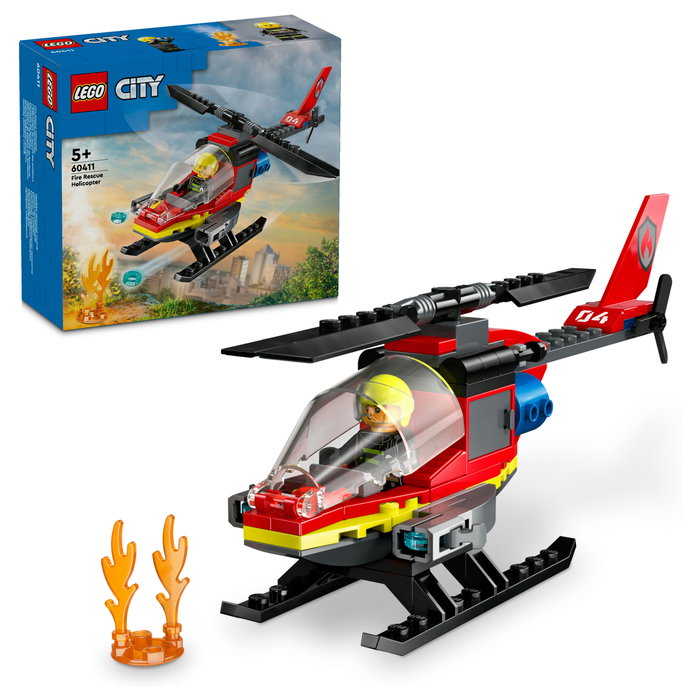 LEGO City Helicóptero de Rescate de Bomberos 60411 LEGO City Helicóptero de Rescate de Bomberos 60411