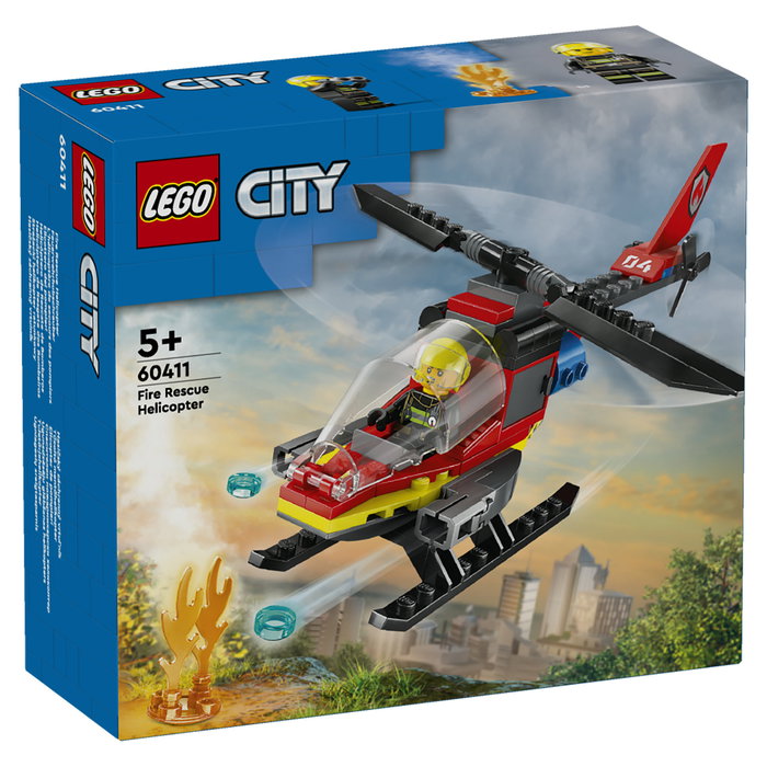 LEGO City Helicóptero de Rescate de Bomberos 60411 LEGO City Helicóptero de Rescate de Bomberos 60411