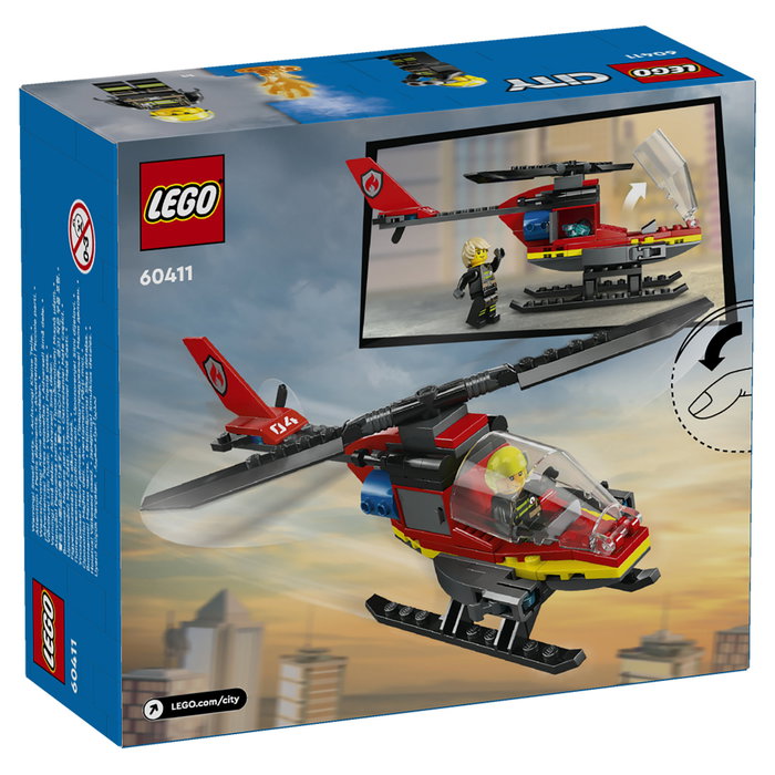 LEGO City Helicóptero de Rescate de Bomberos 60411 LEGO City Helicóptero de Rescate de Bomberos 60411
