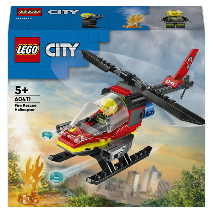 LEGO City Helicóptero de Rescate de Bomberos 60411 LEGO City Helicóptero de Rescate de Bomberos 60411