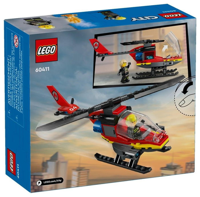 Lego City Helicóptero de Rescate de Bomberos 60411