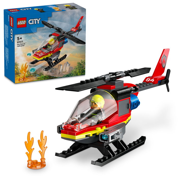 Lego City Helicóptero de Rescate de Bomberos 60411