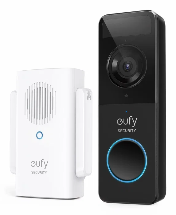 Eufy Video Doorbell 1080p - Videoportero Inteligente Inalámbrico con Batería, Visión Nocturna, WiFi, Alexa y Google Assistant, IP65