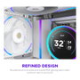 NZXT F120X RGB Ventilador 120mm Blanco