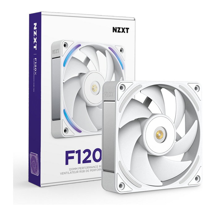 NZXT F120X RGB Ventilador 120mm Blanco