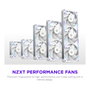 NZXT F120X RGB Ventilador 120mm Blanco