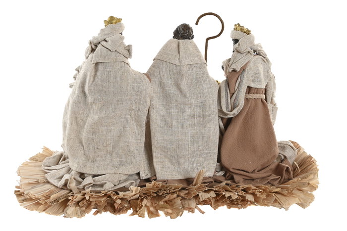 DKD Home Decor Nacimiento Poliéster y Resina Beige y Marrón 40x24x23,5 cm DKD Home Decor Nacimiento Poliéster y Resina Beige y Marrón 40x24x23,5 cm